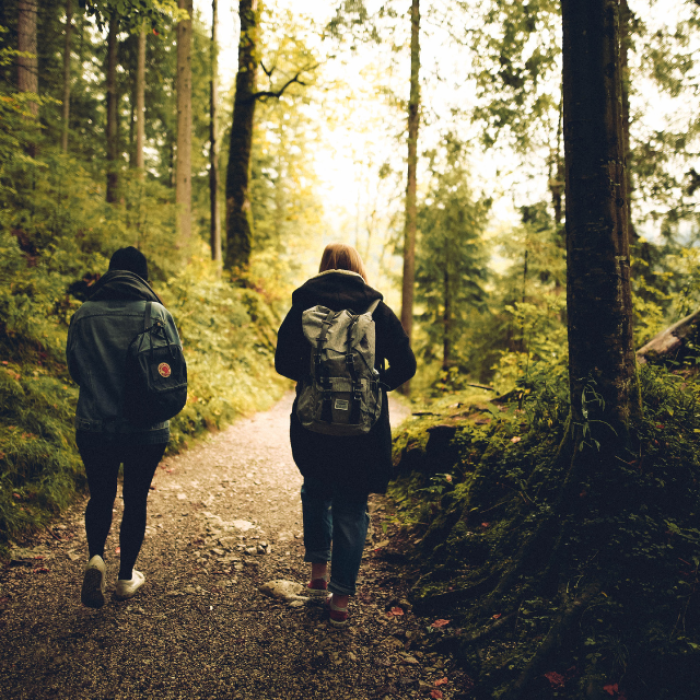 Wandelen in de natuur